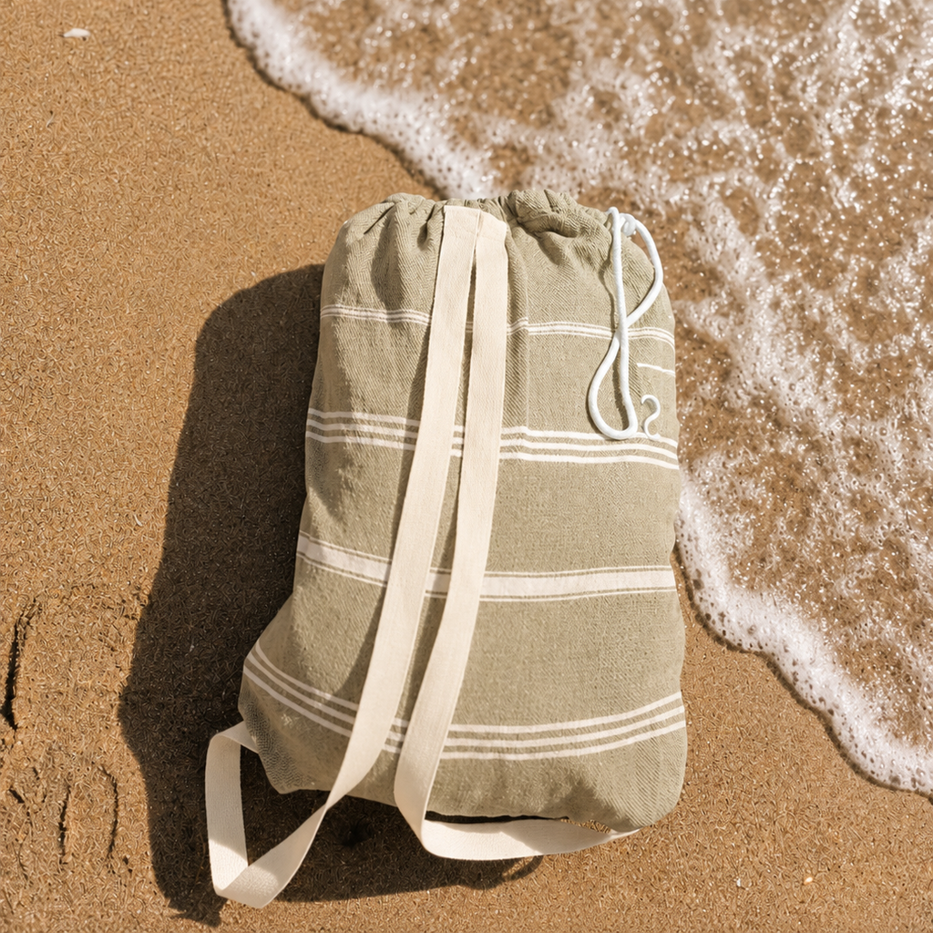 Fabric Beach Towel-Bag