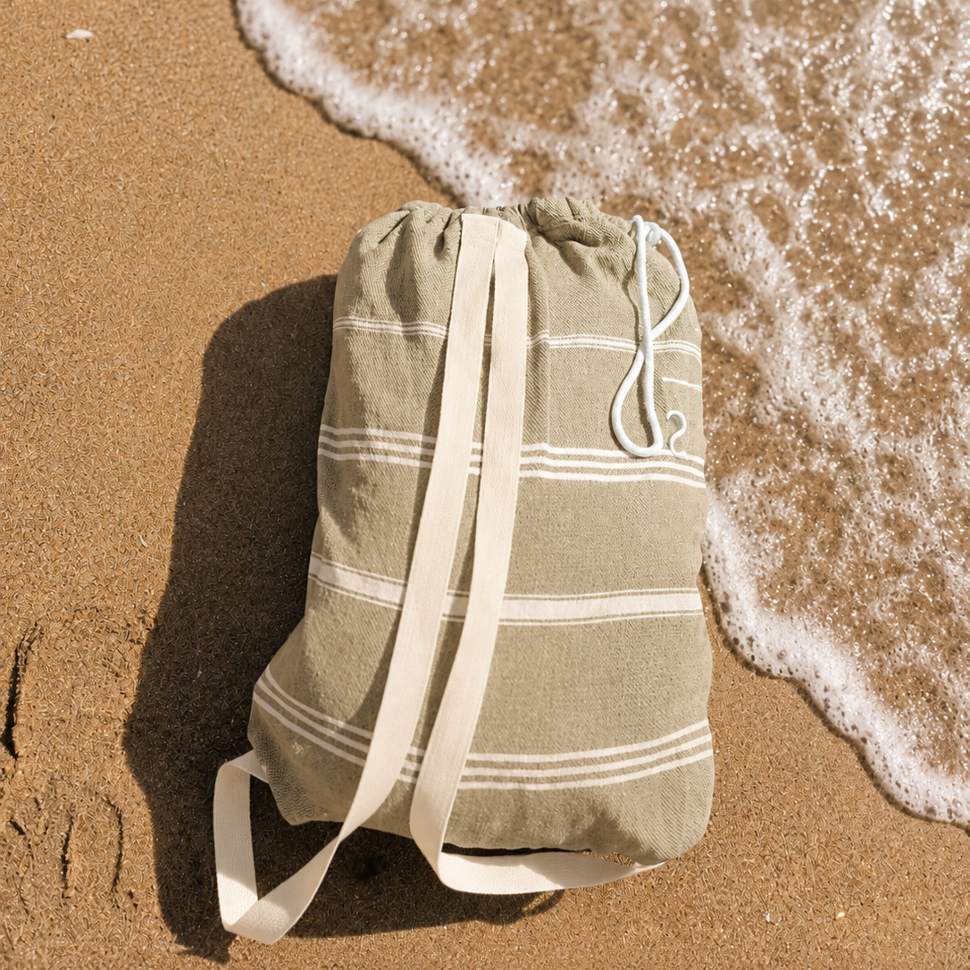 Fabric Beach Towel-Bag